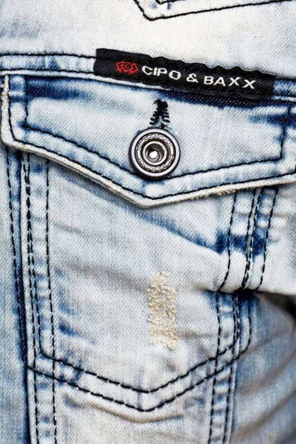 Cipo \u0026 Baxx PORTLAND Mens Jeans Hood 
